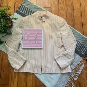 Zanella Made in Italy Sport Coat Zip Front Blazer